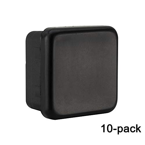 Image of RecPro 1 inch Square Tube Plug Cap 7 /8 inch ID Plastic End Cap Beveled Insert (