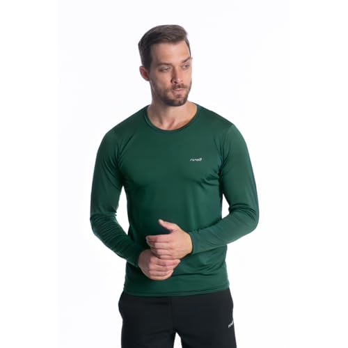Kit 5 Camiseta Camisa Térmica Masculina Proteção Solar Uv 50+ Manga Longa Dry Fit (BR, Alfa, P, Regu