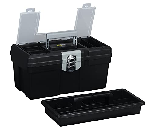 Allit 476280 McPlus Promo S 16 Werkzeugkoffer leer, Schwarz