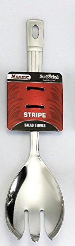 Su Cocina Salad Server Stripe Design