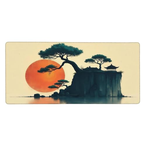 Grand tapis de souris de jeu antidérapant pour protéger votre bureau en bois