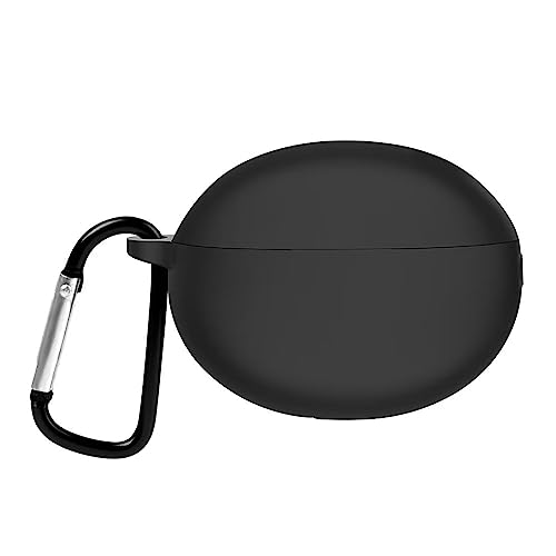YBROY Hülle für Audio Technica ATH-CKS50TW, Kratzfest, Ultradünne Soft TPU Silikon Case, Mit Karabiner, Geruchlos, Schutzhülle für Audio Technica ATH-CKS50TW.(Schwarz)