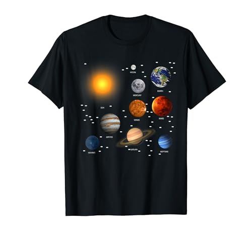 Our Solar System, Science Education,T Shirt Men, Women, Kids T-Shirt
