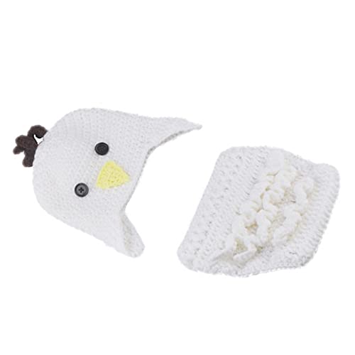 puseky Baby Fotografie Rekwisieten 2 stks/set Leuke Dier Hoed Broek Zuigeling Foto Kostuum voor Baby Peuter - Afbeelding 4