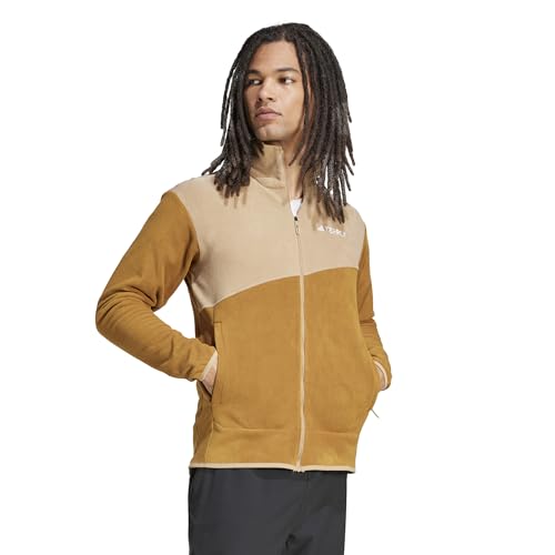 Image of adidas Men's Terrex Multi Full-Zip Fleece Hiking Jacket