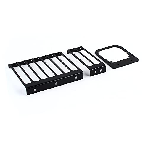Gabinete para PC DIY Gaming, chasis vertical abierto para placas base ATX, Micro-ATX e ITX, disipación térmica completa, marco de aluminio y acrílico, color negro miniatura 5
