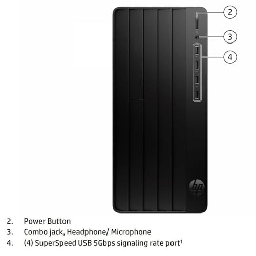 Image of HP 2026 Pro Tower Business Desktop PC | 13th Gen Intel i3 Quad-Core up to 4.5GHz | 16GB RAM, 256GB SSD | Copilot AI | Windows 11 Home | WiFi Adapter | Ready-to-Work Office Computer with Accessories