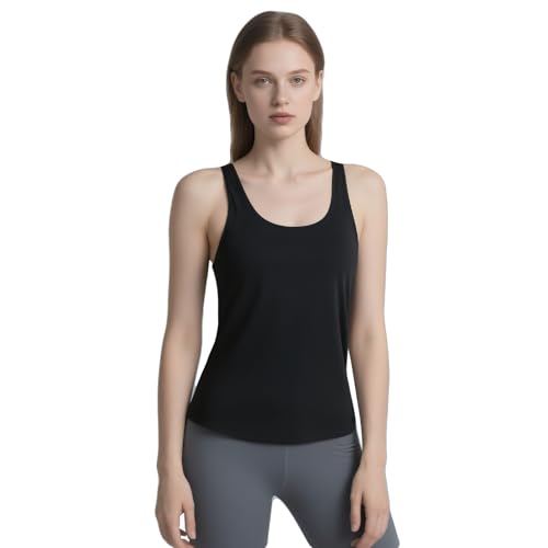 Women's 100% Merino Wool Tank Top – Ultra-Fine 15.5 Micron Base Layer –Breathable, Lightweight Undershirt Outdoor2
