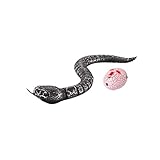 Vipe 16' Long Rechargeable Remote Control Snake RC Toys Gift for Kids (Black)