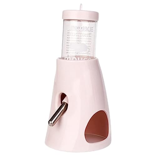 Kazhzyhi ハムスター 給水器 置き型 ロールボール 自動給水 大容量 80ml 水漏れ防止 残量見える ホルダー付き 安定 取り付け簡単 おしゃれ 人気 多機能 出張 旅行 お留守番 ハムスター ハリネズミ リス うさぎ チンチラ ペット用品 プレ