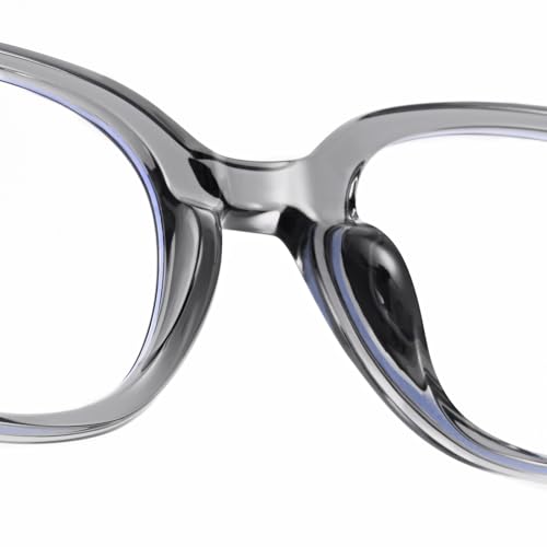 Image of Dollger Blue Light Blocking Glasses For Woman Men Thick Frame Square Computer BlueLight Glasses Clear Lens Non-Prescription