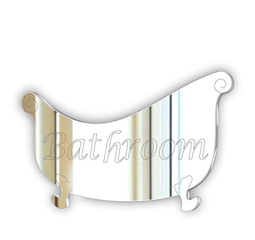 Mirrors-Interiors DOOR PLAQUE- Etched Bathroom & Etched Toilet - Cosy Home Interiors Mirrors-Interiors DOOR PLAQUE- Etched Bathroom & Etched Toilet - Image 2