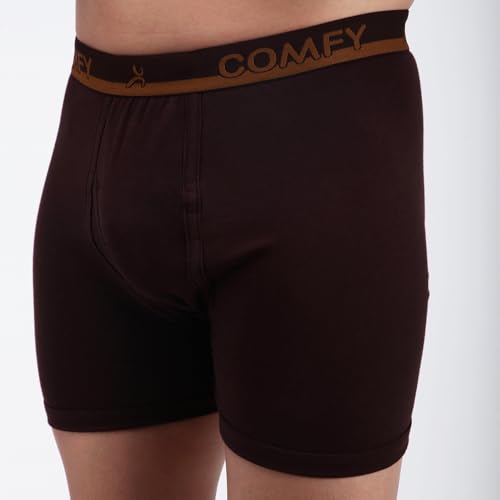 Image of Amul Comfy Men's Trunk Underwear | Soft Outer Elastic | Soft Waistband | Breathable Comfortable Innerwear | Pack of 10 | Color May Vary