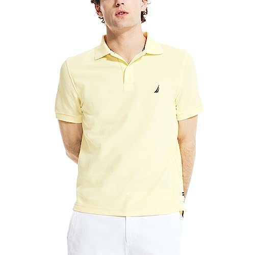 Nautica Mens Classic Short Sleeve Solid Performance Deck Polo Shirt product thumbnail 12