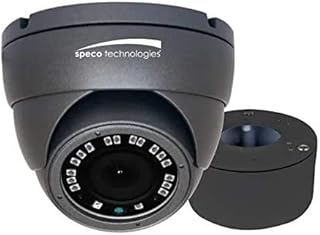 Speco Technologies VLDT4G 2MP IR Outdoor 4in1 HD-TVI/AHD/HD-CVI/CVBS Eyeball Dome Camera with 3.6mm Fixed Lens, BNC Connection