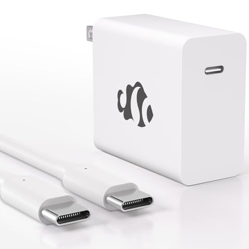NIMO MacBook Pro Charger 65W GaN USB C Charger Compatible with MacBook Air Samsung Galaxy NIMO Laptops iPad Pro and More Fast Charging Durable & Compact Design Includes 6.6FT USB C Cable