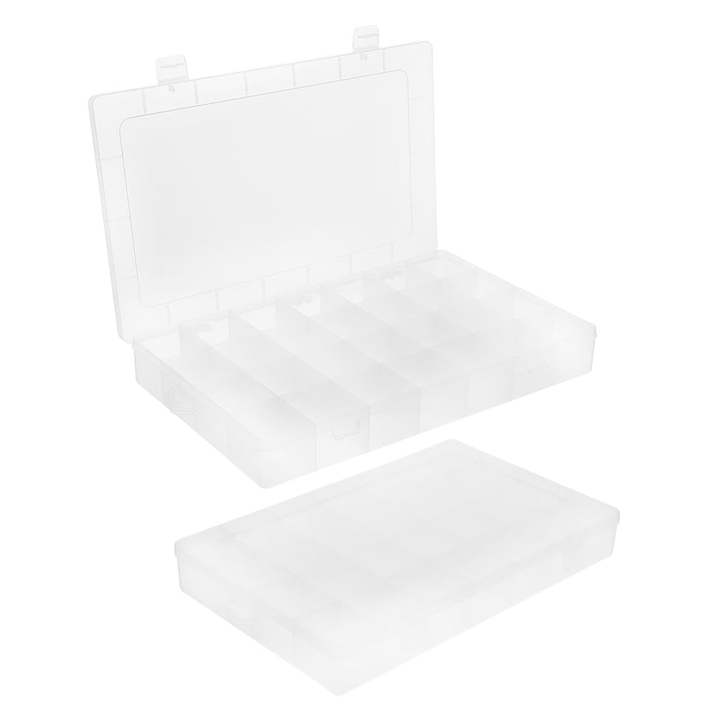Boîte de rangement transparente pour trier les petites perles sans les mélanger