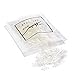 Hair Extensions Shrinky Plastic Tubes - Keratin Glue Lined for I-Tip | Strong Clear Tube Bond for 100% Remy Human Hair Extensions (4mm Diameter)