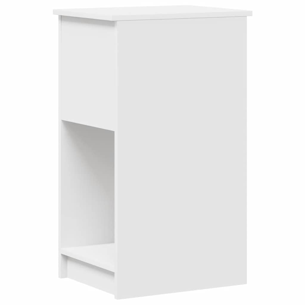 Computerschrank mit Schublade Weiß Holzwerkstoff 35x45x77 cm für Homeoffice und Büro, vielseitiger Arbeitstisch mit Stauraum und Ablage für Schreibtischzubehör