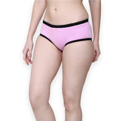 Image of Sizi Reusable Period Panty for Women |Comfortable Period Panties for Women Leak Proof |Suitable for Heavy Flow (XXS, Pink)
