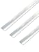 Produktbild Alberts 499280 Flachstange | selbstklebend | Aluminium, chromdesign | 1000 x 15 x 2 mm | 3er Set