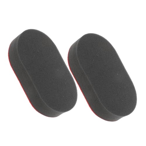 NOLITOY Reifenpflege Schwämme, Schwarz, Oval