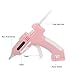 Hot Glue Gun, Cordless Hot Glue Tool with 10Pcs 7mm High Adhesion Glue Sticks, Rapid Heating, Sturdily Bonds Metal, Ceramics, Wood, Crafts, DIY Arts, Leather, etc (Pink)