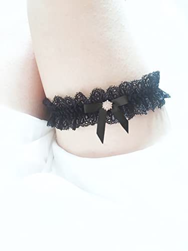 Image of Blue Garters for Bride Wedding Garter Set for Bride Bridal Garter Leg Thigh Blue