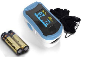 Concord Fingertip Pulse Oximeter with Lanyard and Carrying Case