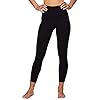 RBX Active Women's Running Yoga High Waist Ankle Length Ribbed Legging, Textured