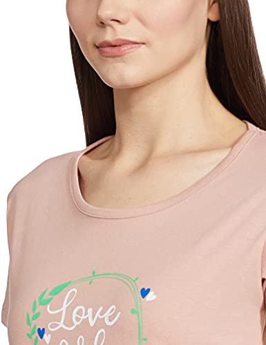 Image of Rupa Women's Cotton Hearts Pajama Pack of 1 (1352A02-DUSTY Rose-L