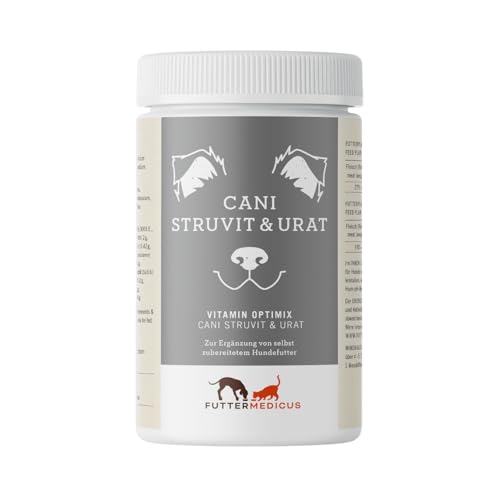 Futtermedicus Vitamin Optimix Cani Struvit & Urat | 500 g | Ergänzungsfuttermittel für Hunde | Für Koch- und TeilBARF-Rationen