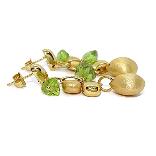 Boucles d'oreilles or jaune 18 carats pépites anti ternissement - 2