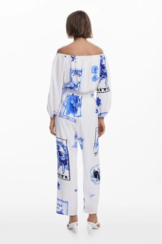 Mono blanco Desigual de diseño premium Támesis talla XS 5