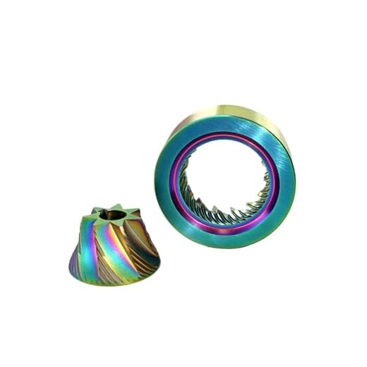 Kompatibel mit STARSEEKER – E55 55 mm Titan-Fräser, Espresso- und Brühmühlen-Zubehör mit farbenfroher Oberfläche