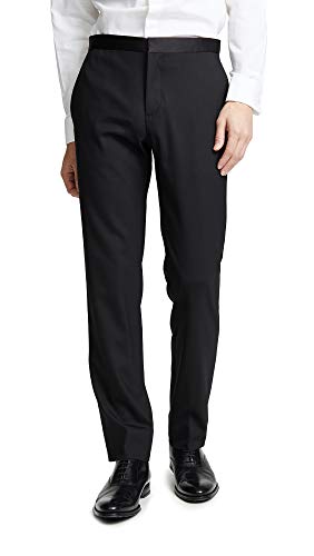 Theory Men's Mayer Tux Pants, Black, 34