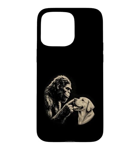 Bigfoot & Labrador Retriever �X�}�z�P�[�X iPhone 15 Pro Max �p