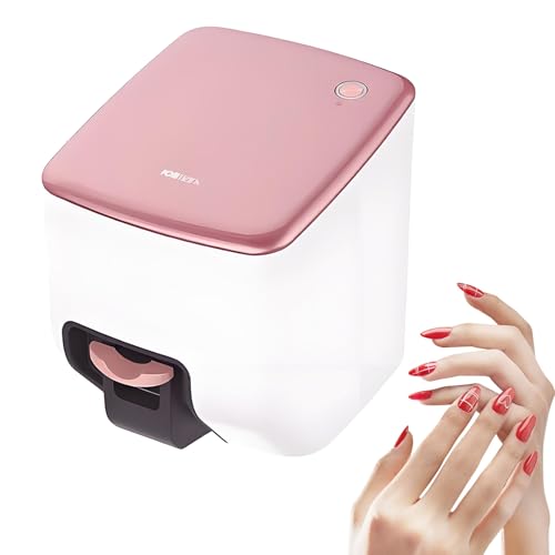 BANGBANGJI Impresora de uñas portátil, automática e Inteligente, con diseño 3D. Compatible con WiFi, Funciones DIY y USB. Imprime uñas a 4800 dpi en 10 Segundos. Ideal para niñas y Mujeres