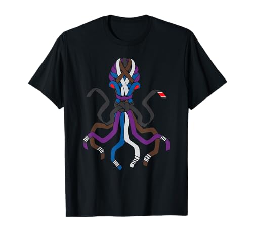 Tshirt - Cintura BJJ Brazillian Jiu-jitsu Octopus Maglietta