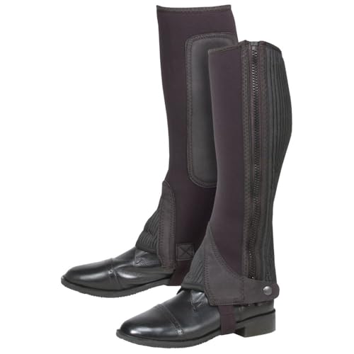 Tough 1 Neoprene Half Chaps Small Black