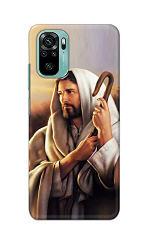 Image of PRINTFIDAA Catholic Image of Jesus Christ from Slovakia Hard Back Cover for Redmi Note 10, Redmi Note 10S Back Cover -(P6) KAT1003