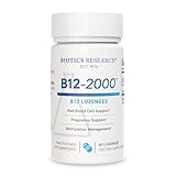 Biotics Research B12-2000™ Vitamin B12 2000 mcg, B6, Folate–B12 Sublingual Lozenges, Methylation Support Supplement, High Potency, Highly Absorbable, Natural, Berry Flavor, Dissolves Easily–60 Count