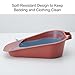 NOVA Portable Bedpan & Female Urinal – Spill-Resistant Plastic Bed Pan with Built-in Handle for Bedridden, Elderly, Post-Surgery Patients – Easy Clean for Women & Men, Pink