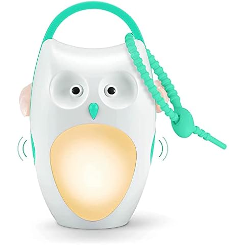 SOAIY Wiederaufladbar LED Nachtlicht Kinder Einschlafhilfe mit 8 Beruhigende Geräusche/ 3 Timer tragbare Sound-Maschine Dimmbar Schlummerlicht Cover