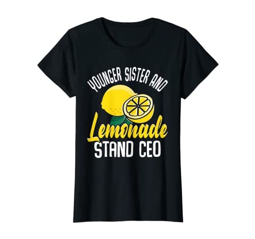 Hermana Menor & Lemonade Stand Ceo Limonada Stand Boss Camiseta