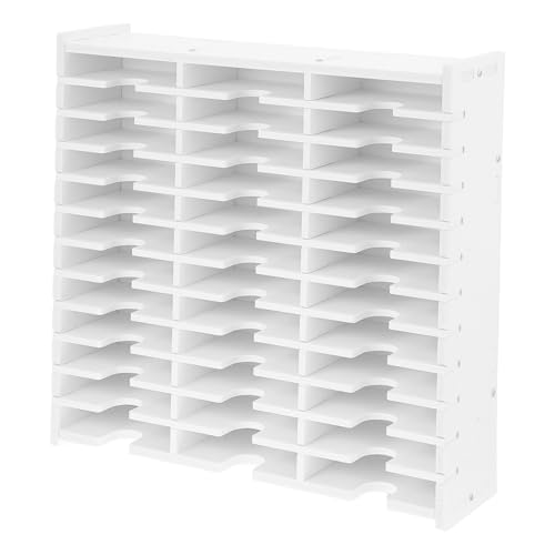 Luxshiny Multi Grid Inkpad Storage Box CD Holder Case for Discs Compact and Organizer for Dvds Ink Pads Protection for Home and Office Use