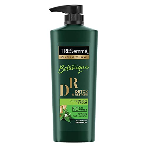 Tresemme Detox & Restore Shampoo, With Ginseng And Neem, No Dyes, No Parabens, Safe For Colour-Treated Hair, 580 Ml For Rs. 405 @ 50 %
