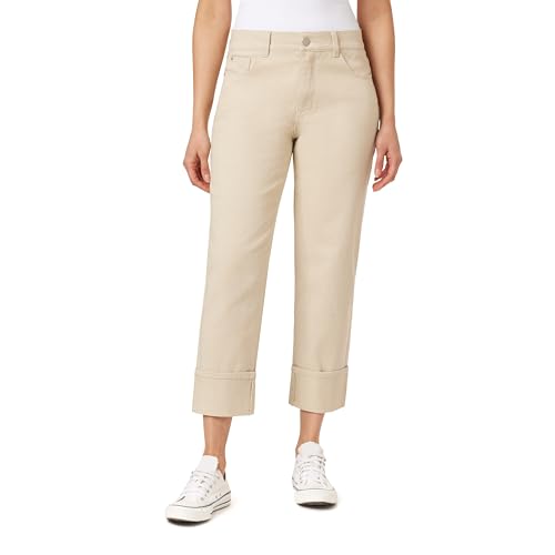 Angels Forever Young Womens Signature Straight Crop Jeans