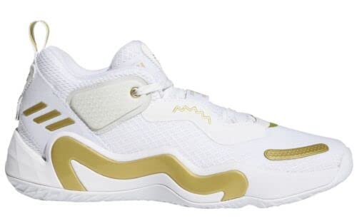 adidas D.O.N. Issue 3 Unisex White/Gold Size 9 Men 10 ...