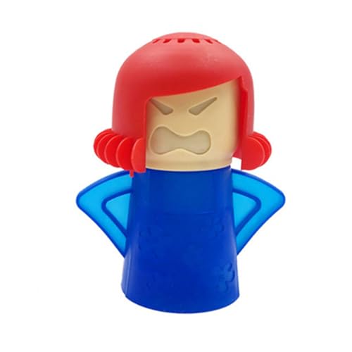 Limpiador de microondas Angry Mom,El limpiador de vapor limpia fácilmente crud en cuestión de minutos - Herramienta de equipos de limpieza de refrigeradores de dibujos animados utilizando vinagre y